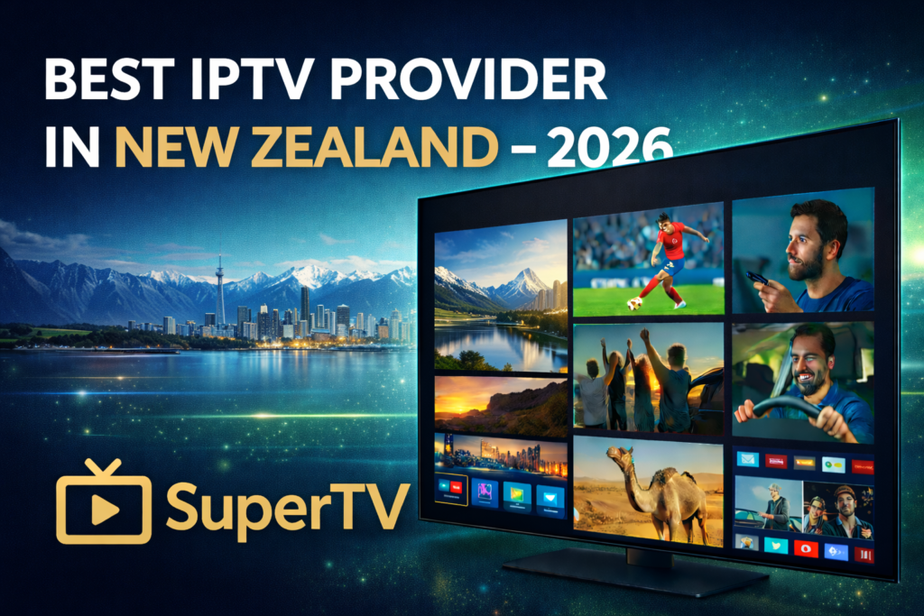 Best IPTV Provider in New Zealand 2026 SuperTV feature image