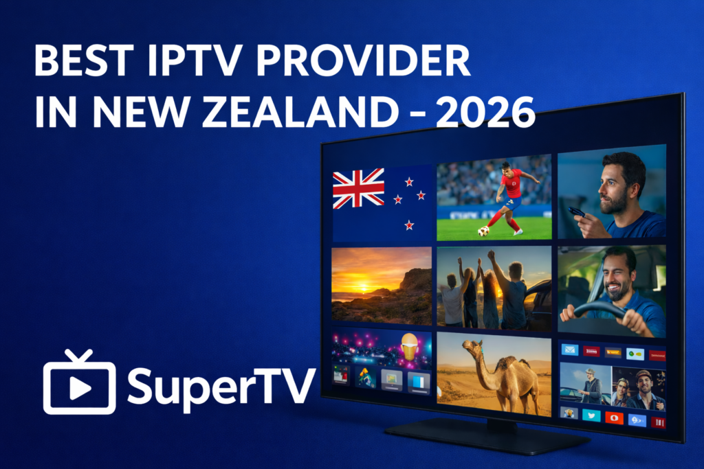Best IPTV Provider in New Zealand 2026 SuperTV feature image